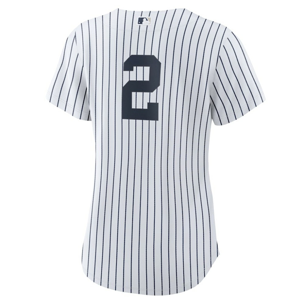 Derek Jeter New York Yankees Women's Home Replica Player Jersey White/Navy | Nike