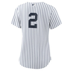 Derek Jeter New York Yankees Women's Home Replica Player Jersey White/Navy | Nike