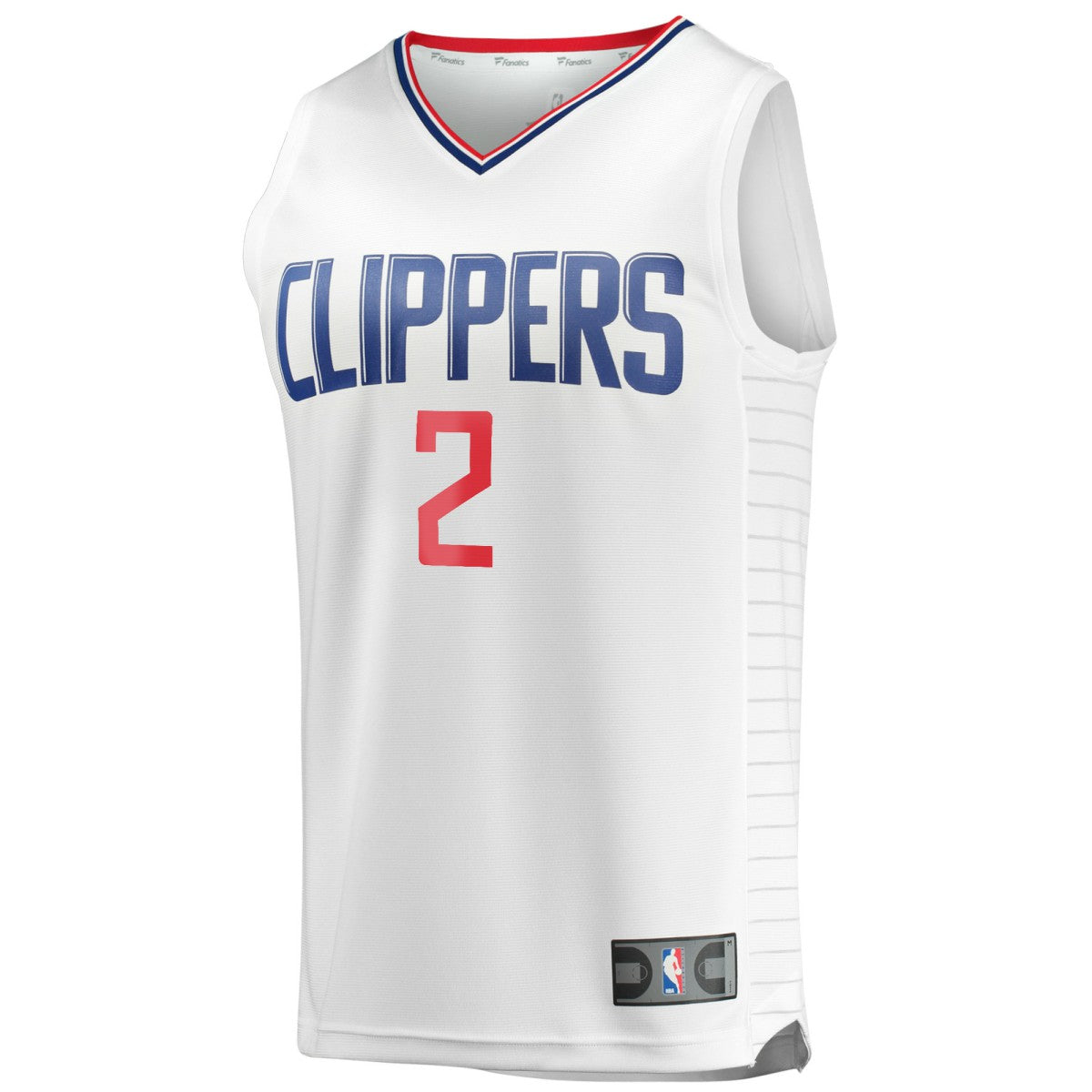 Kawhi Leonard LA Clippers Youth 2020/21 Fast Break Player Jersey - White - Association Edition