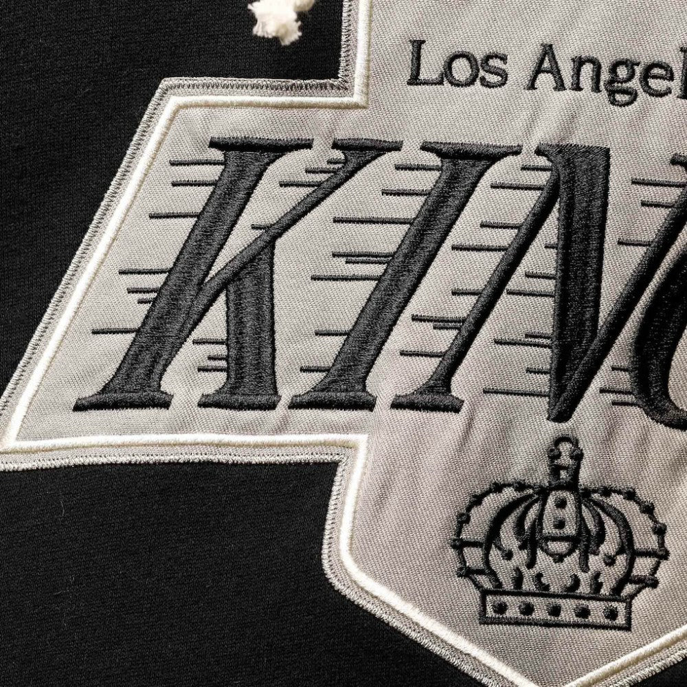 Wayne Gretzky Los Angeles Kings '47 Retired Player Name & Number Lacer Pullover Hoodie Black