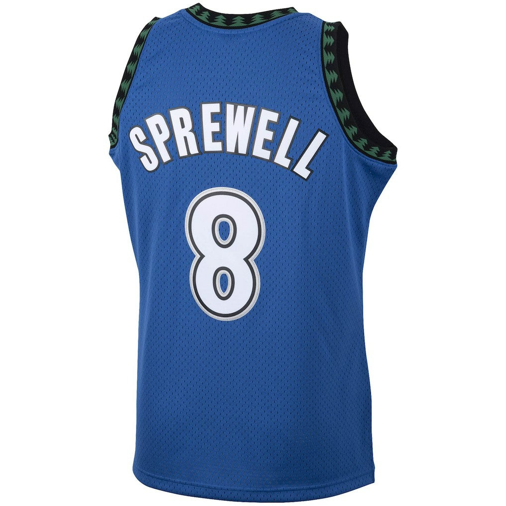 Latrell Sprewell Minnesota Timberwolves 2003/04 Hardwood Classics Swingman Jersey - Blue