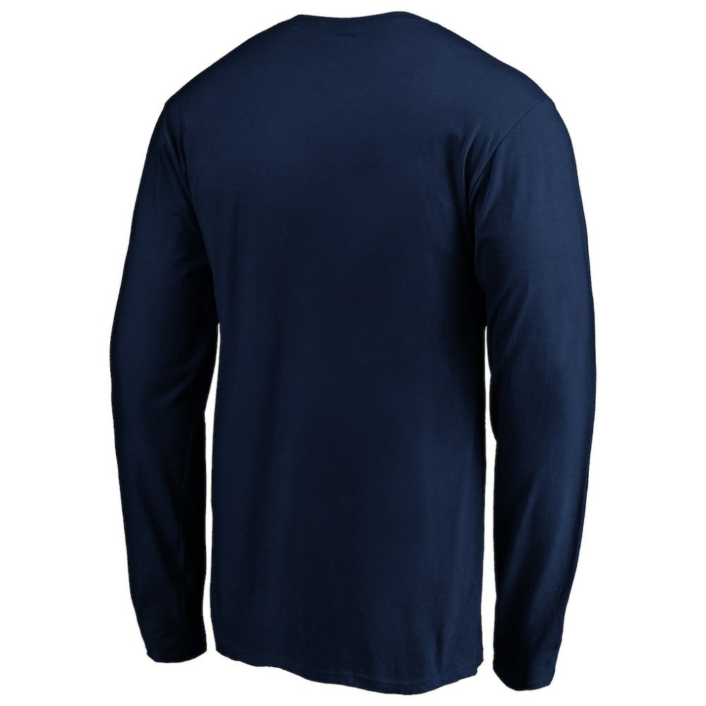 Men's Navy Seattle Mariners Team Heart & Soul Long Sleeve T-Shirt