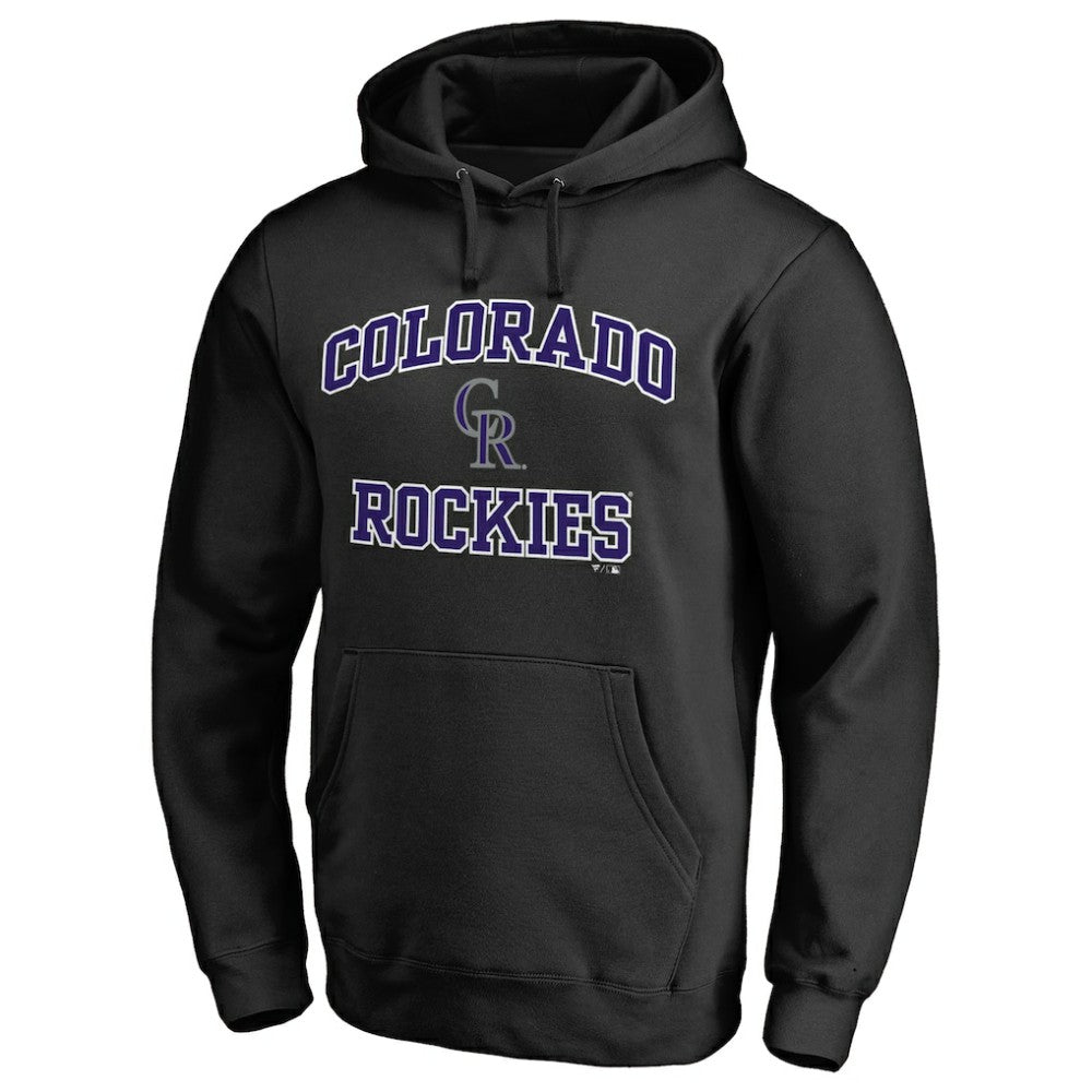 Colorado Rockies Heart & Soul Pullover Hoodie Black