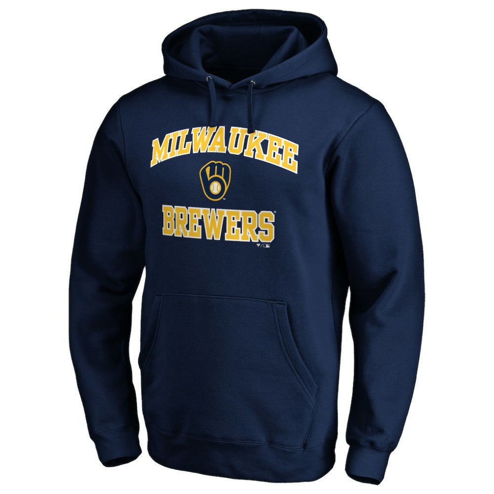 Milwaukee Brewers Heart & Soul Pullover Hoodie Navy