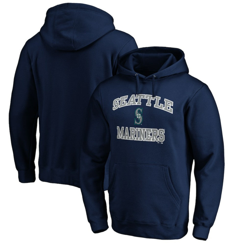 Seattle Mariners Heart & Soul Pullover Hoodie Navy