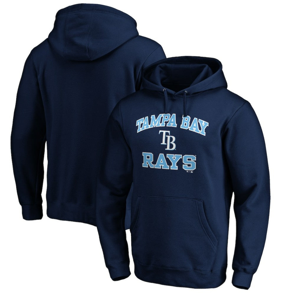 Tampa Bay Rays Heart & Soul Pullover Hoodie Navy