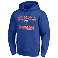 Texas Rangers Heart & Soul Pullover Hoodie Royal