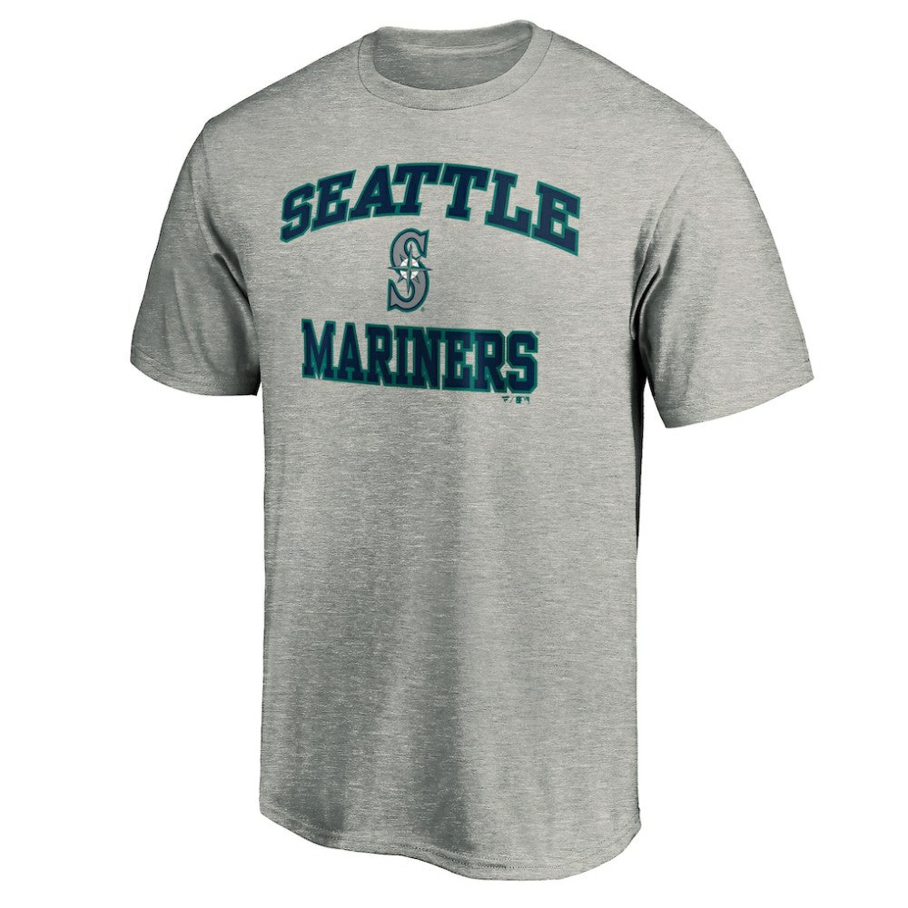 Seattle Mariners MTO Label Heart & Soul T-Shirt Heather Gray