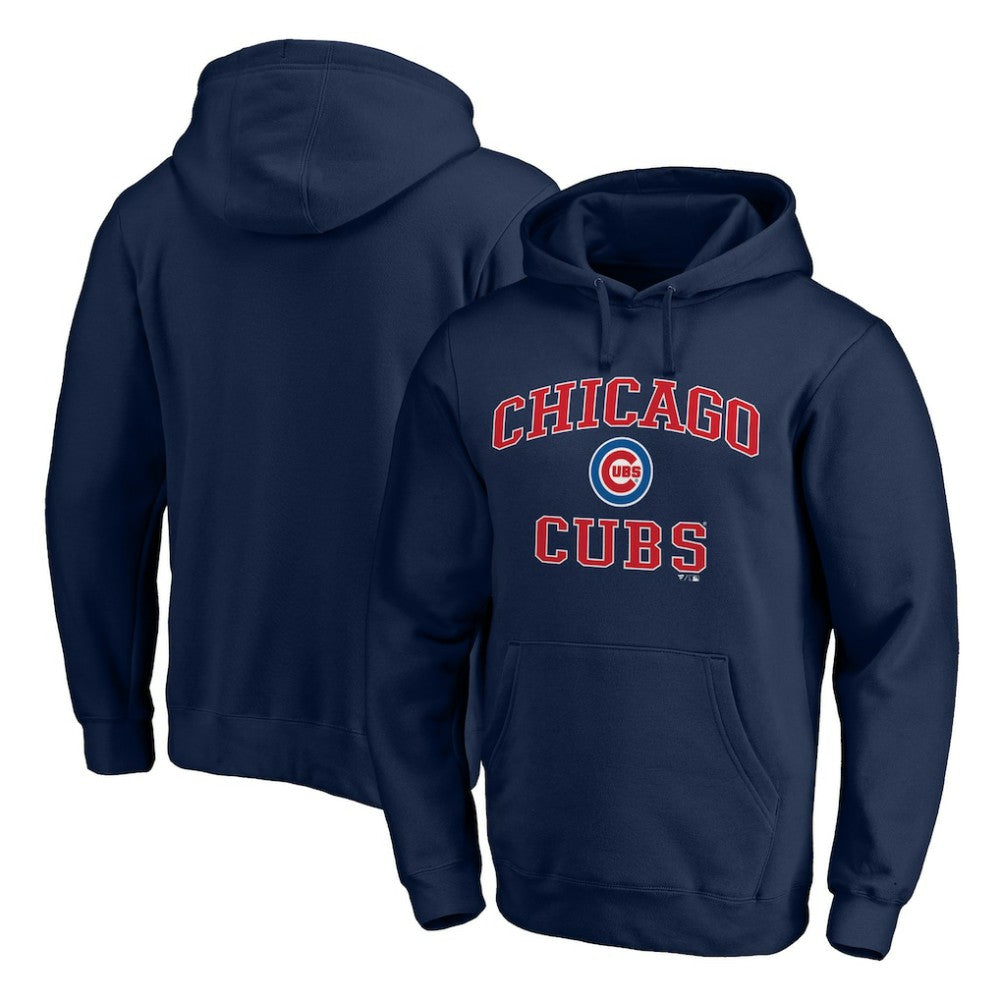 Chicago Cubs Heart & Soul Pullover Hoodie Navy