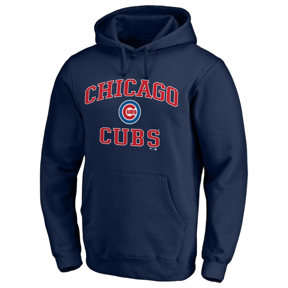Chicago Cubs Heart & Soul Pullover Hoodie Navy