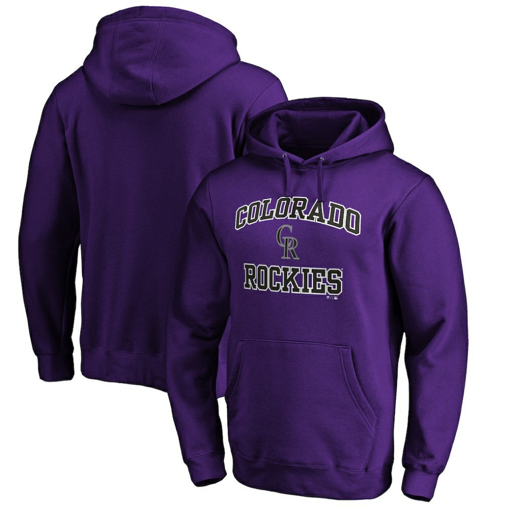 Colorado Rockies Heart & Soul Pullover Hoodie Purple