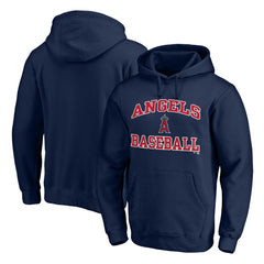 Los Angeles Angels Heart & Soul Pullover Hoodie Navy