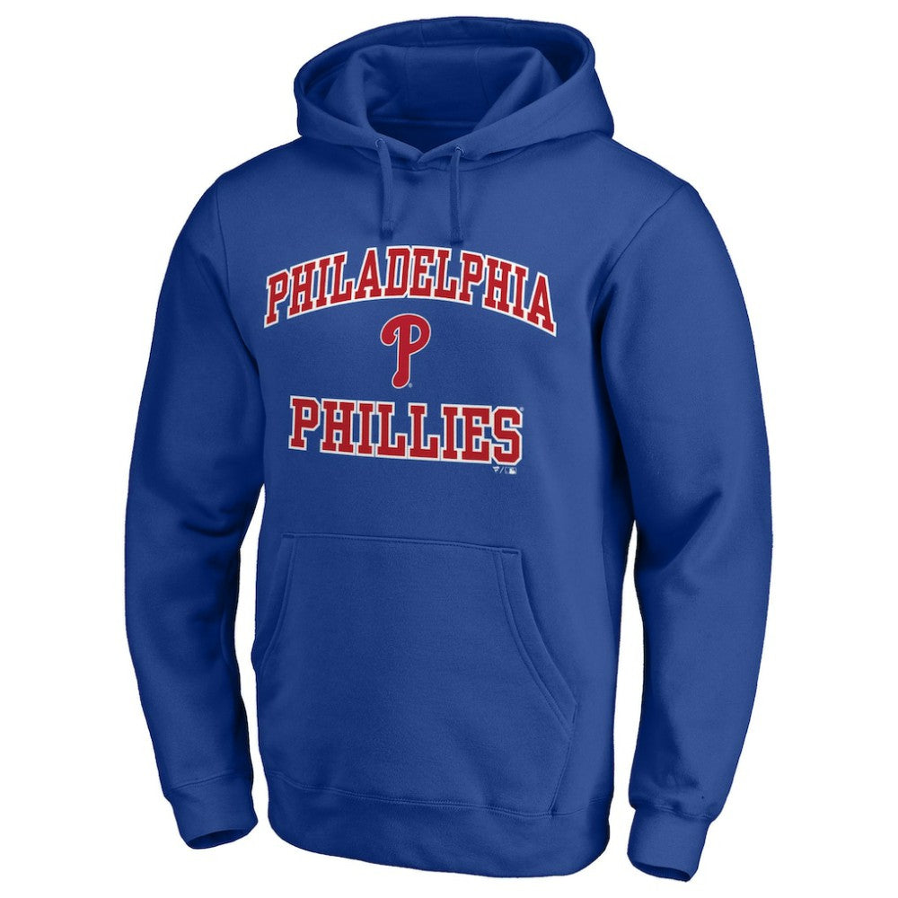 Philadelphia Phillies MTO Label Heart & Soul Pullover Hoodie Royal