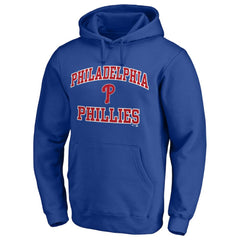Philadelphia Phillies MTO Label Heart & Soul Pullover Hoodie Royal