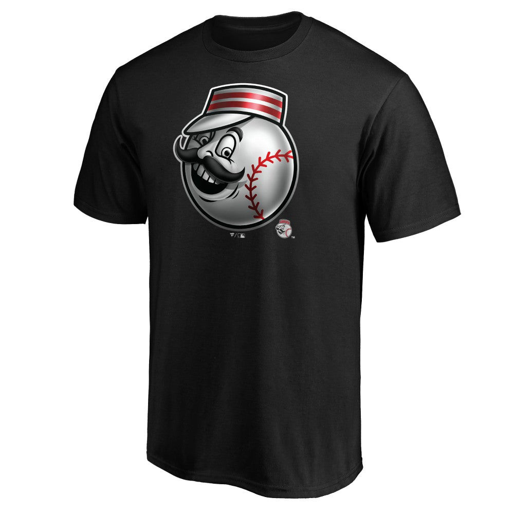 Cincinnati Reds Midnight Mascot T-Shirt Black