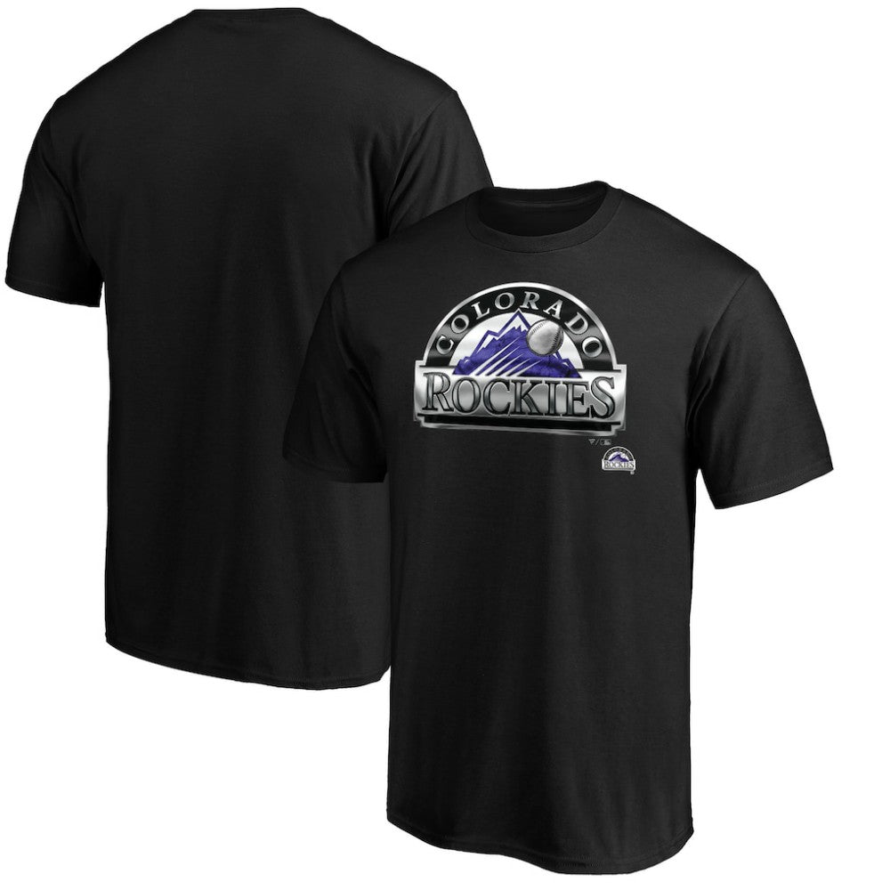 Colorado Rockies Midnight Mascot T-Shirt Black