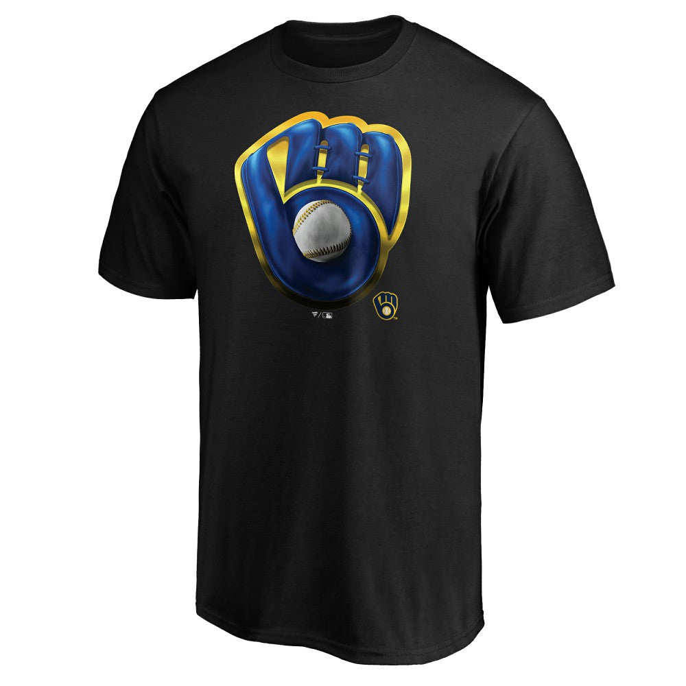 Milwaukee Brewers Midnight Mascot T-Shirt Black