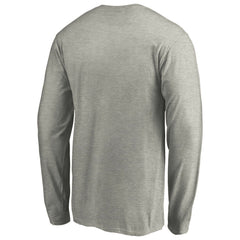 Milwaukee Brewers Official Team Logo Long Sleeve T-Shirt Heather Gray