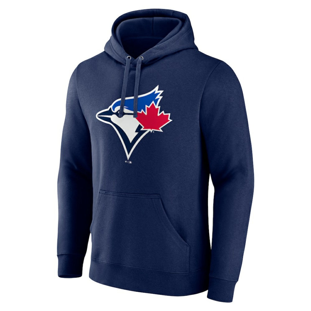 Toronto Blue Jays Official Logo Fitted Pullover Hoodie Navy