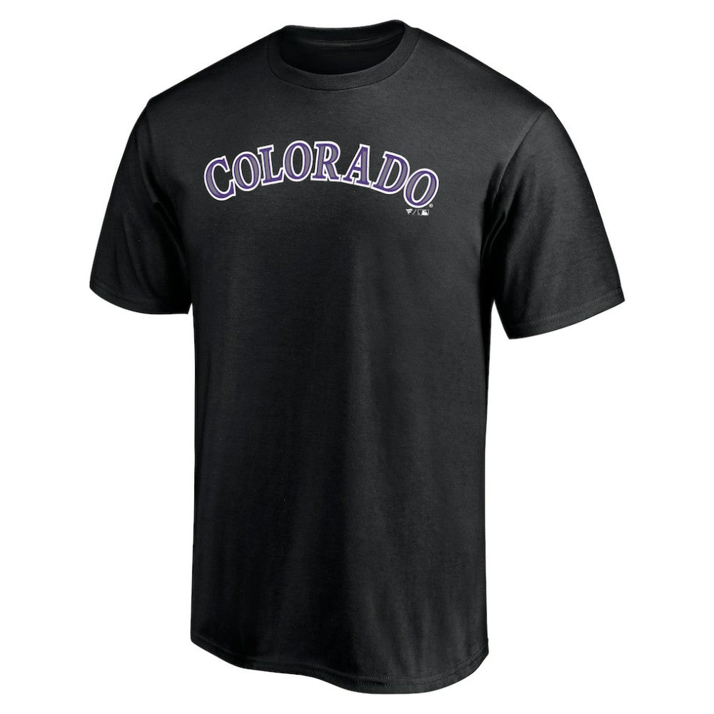 Colorado Rockies Official Wordmark T-Shirt Black