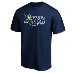 Tampa Bay Rays Official Wordmark Team T-Shirt Navy