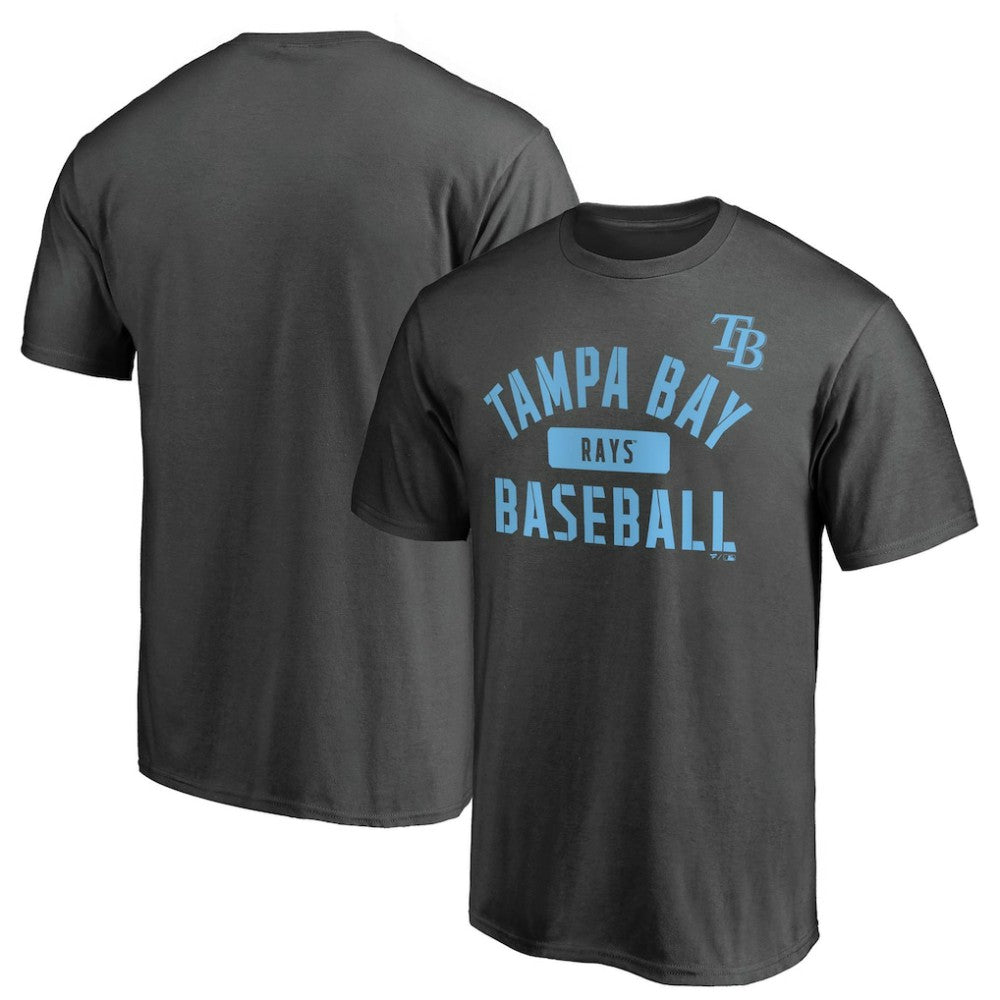 Tampa Bay Rays Iconic Primary Pill T-Shirt Charcoal