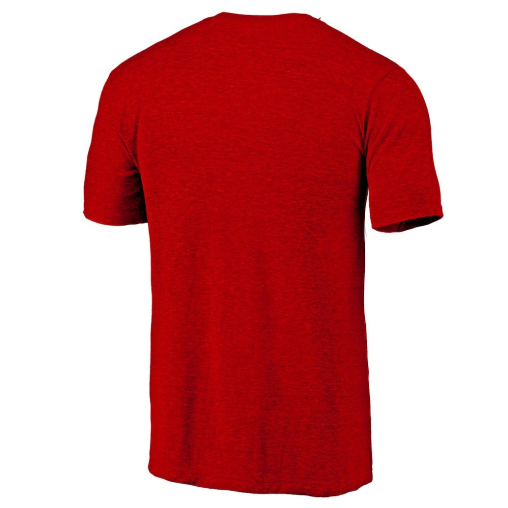 Montreal Canadiens Distressed Tri-Blend T-Shirt Red