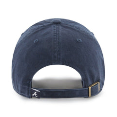 Atlanta Braves Clean Up Adjustable Hat Navy | 47 brand