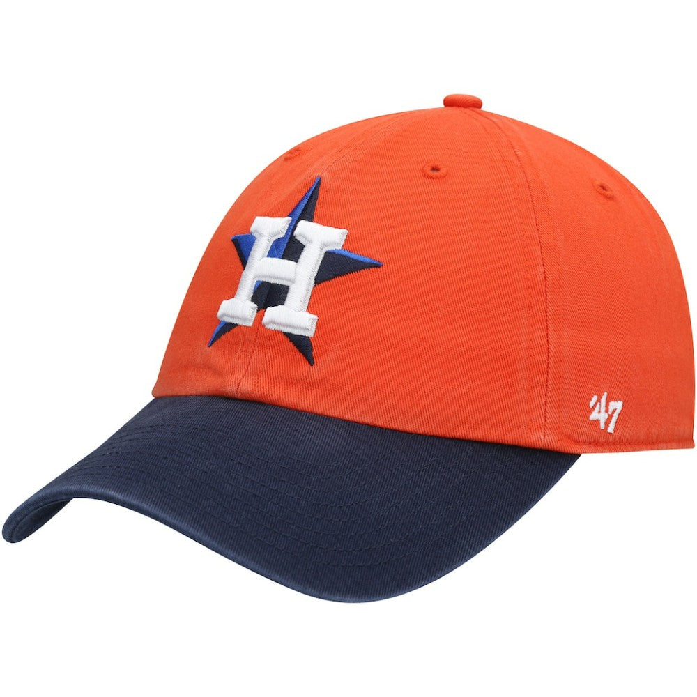 Houston Astros Clean Up Adjustable Hat Orange | 47 brand