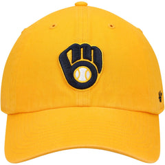 Milwaukee Brewers Clean Up Adjustable Hat Gold | 47 brand