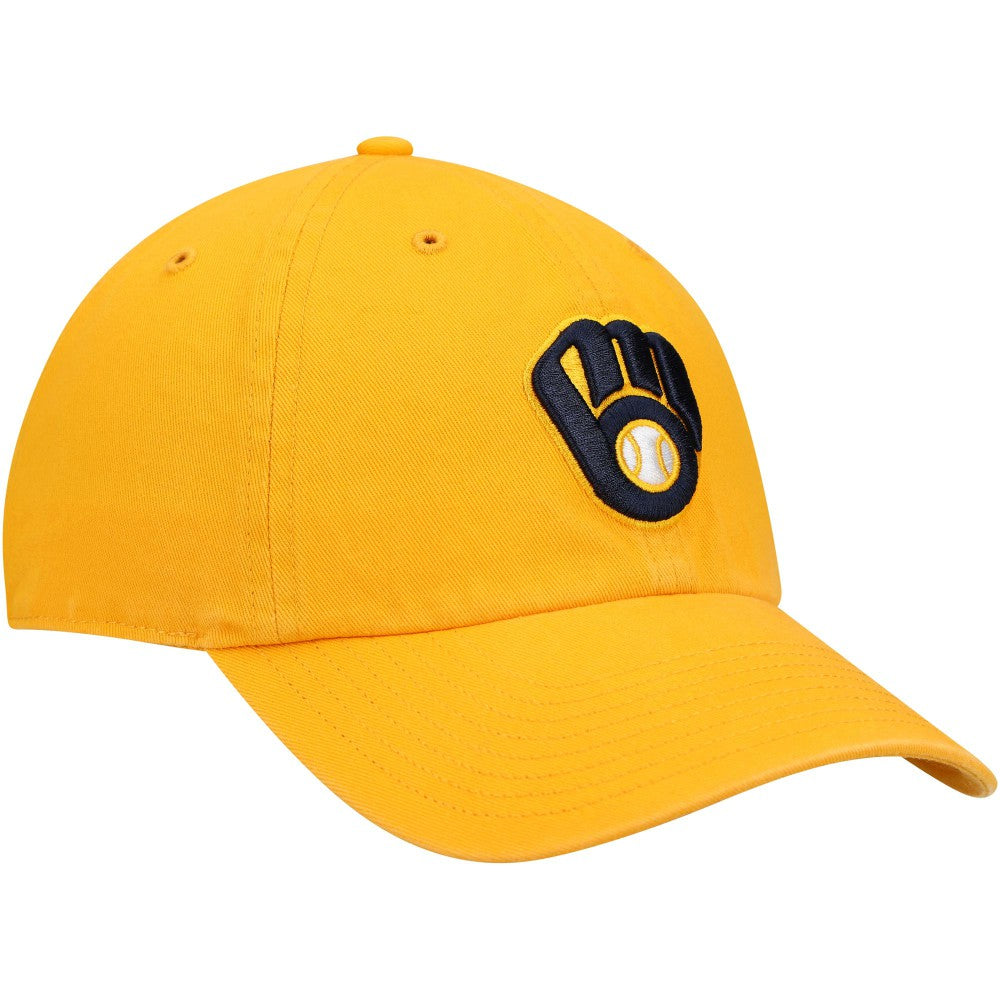 Milwaukee Brewers Clean Up Adjustable Hat Gold | 47 brand