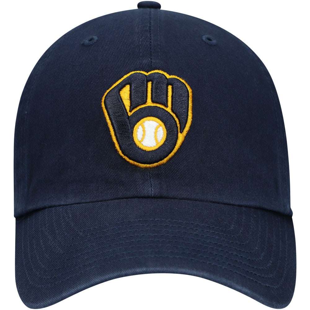 Milwaukee Brewers Clean Up Adjustable Hat Navy | 47 brand