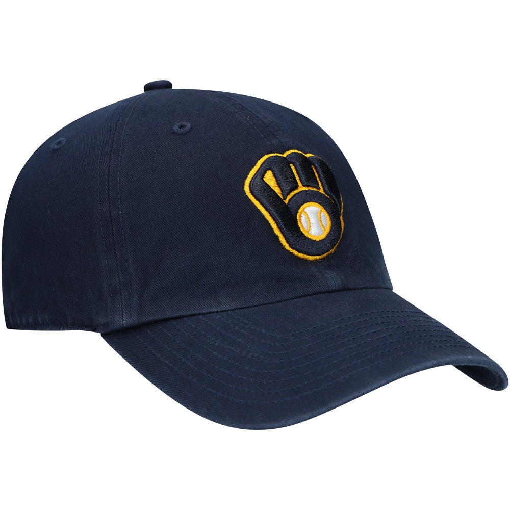 Milwaukee Brewers Clean Up Adjustable Hat Navy | 47 brand