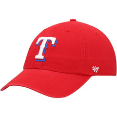 Texas Rangers Clean Up Adjustable Hat Red | 47 brand