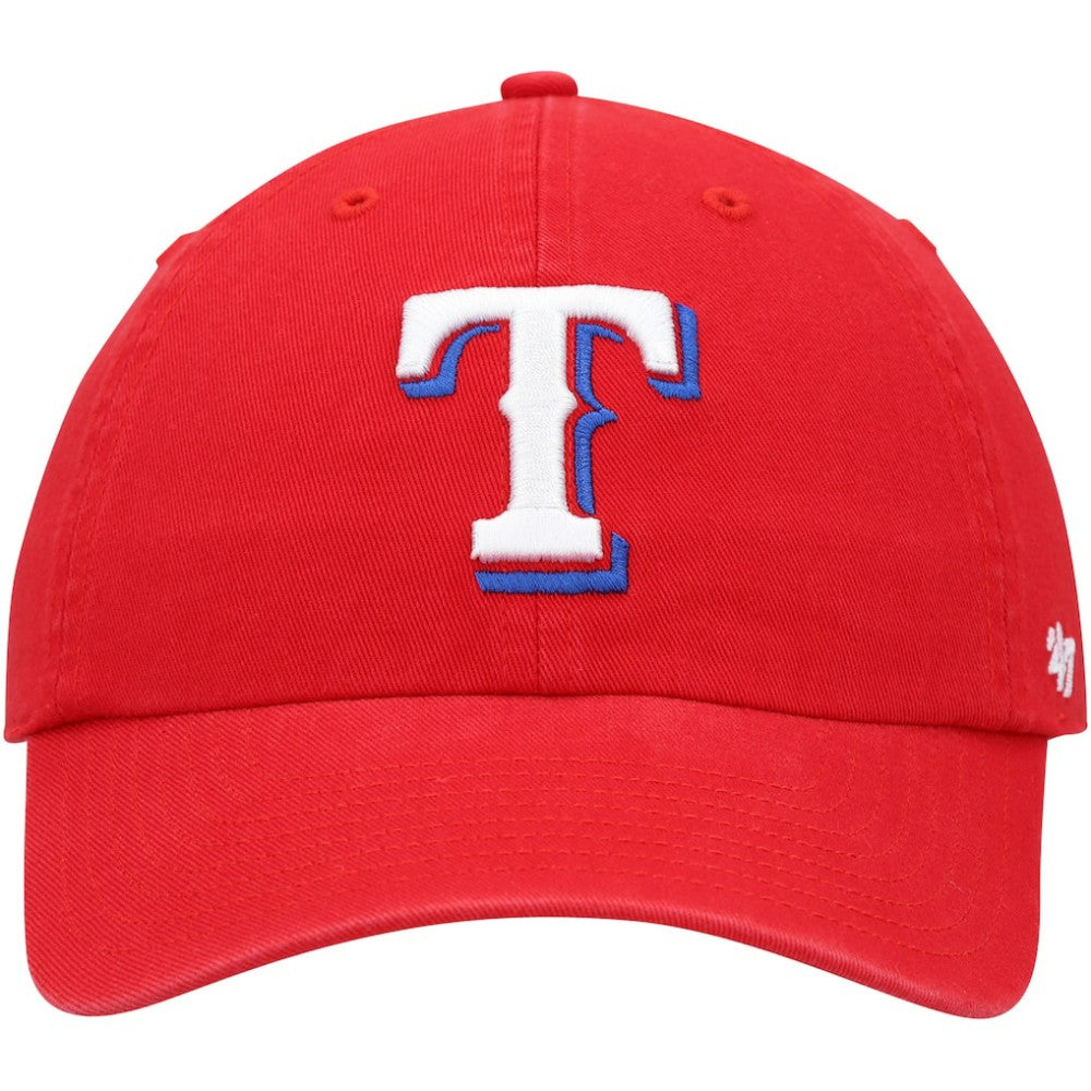 Texas Rangers Clean Up Adjustable Hat Red | 47 brand