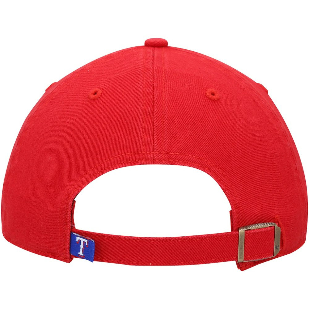 Texas Rangers Clean Up Adjustable Hat Red | 47 brand