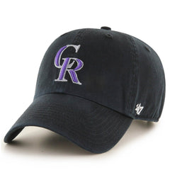 Colorado Rockies Clean Up Adjustable Hat Black | 47 brand