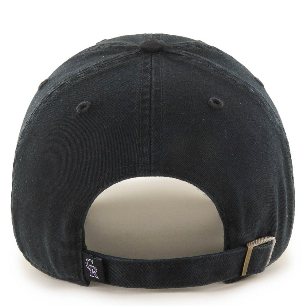 Colorado Rockies Clean Up Adjustable Hat Black | 47 brand