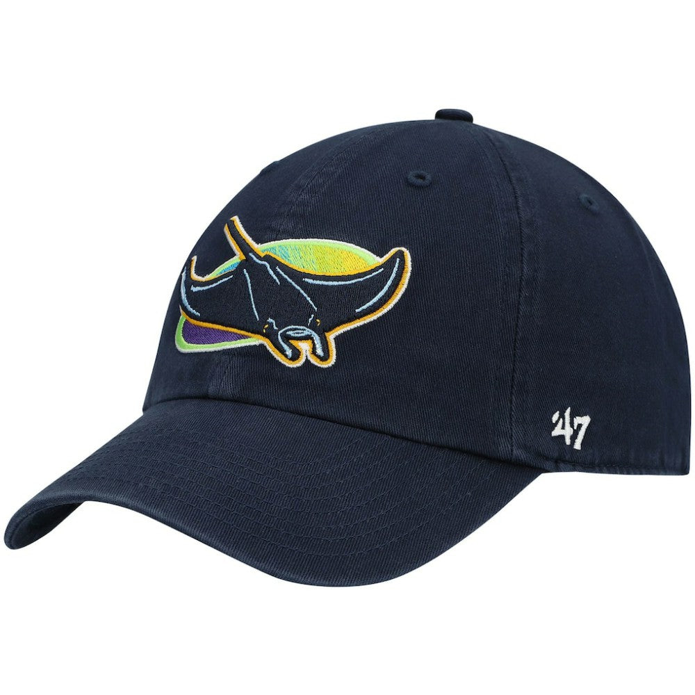 Tampa Bay Rays Clean Up Adjustable Hat Navy | 47 brand