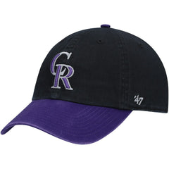 Colorado Rockies Clean Up Adjustable Hat Black | 47 brand