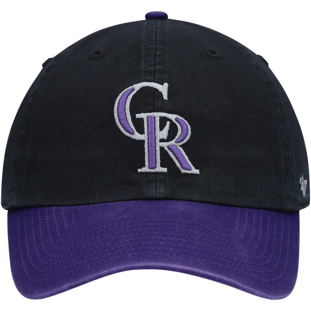 Colorado Rockies Clean Up Adjustable Hat Black | 47 brand