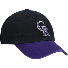 Colorado Rockies Clean Up Adjustable Hat Black | 47 brand