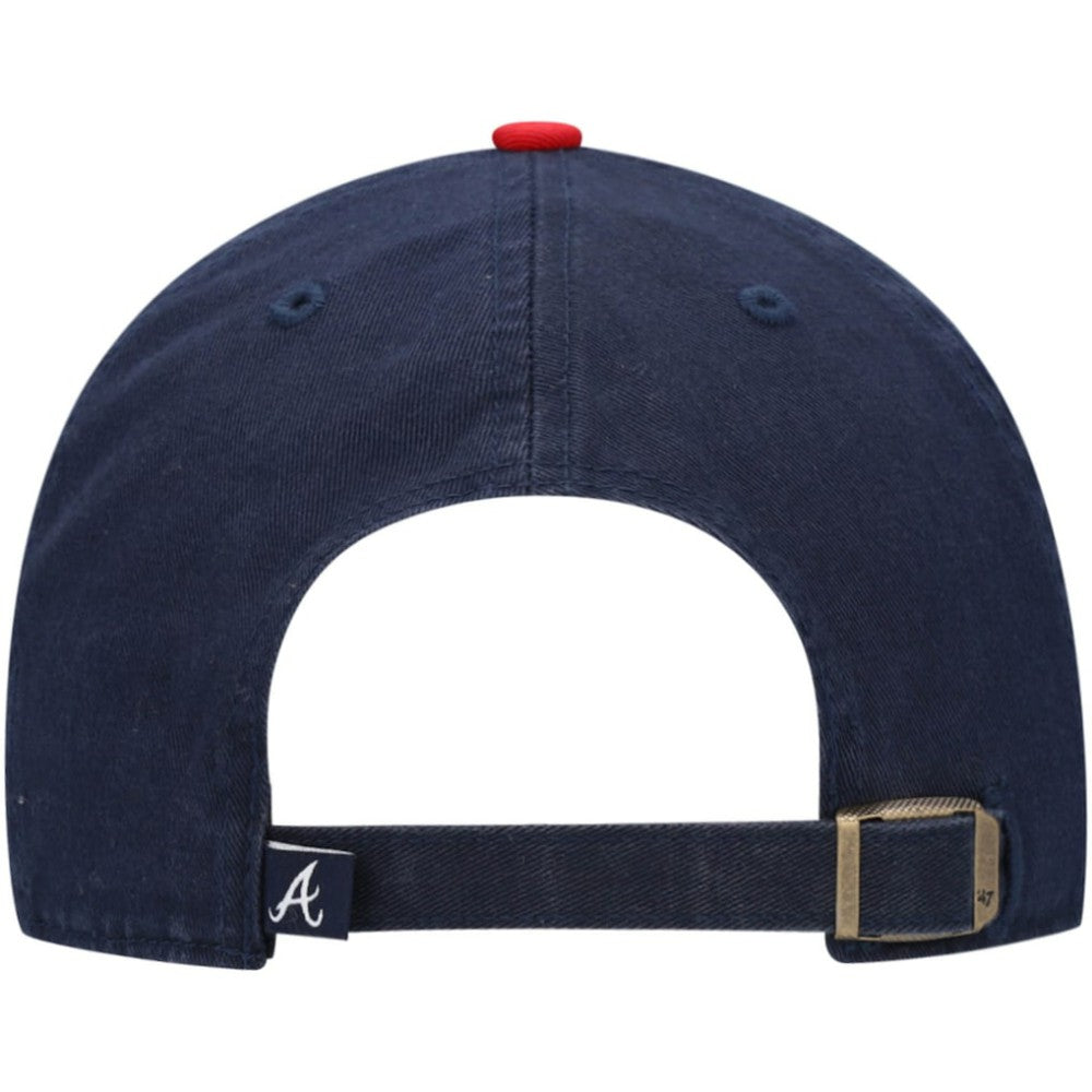 Atlanta Braves Clean Up Adjustable Hat Navy | 47 brand