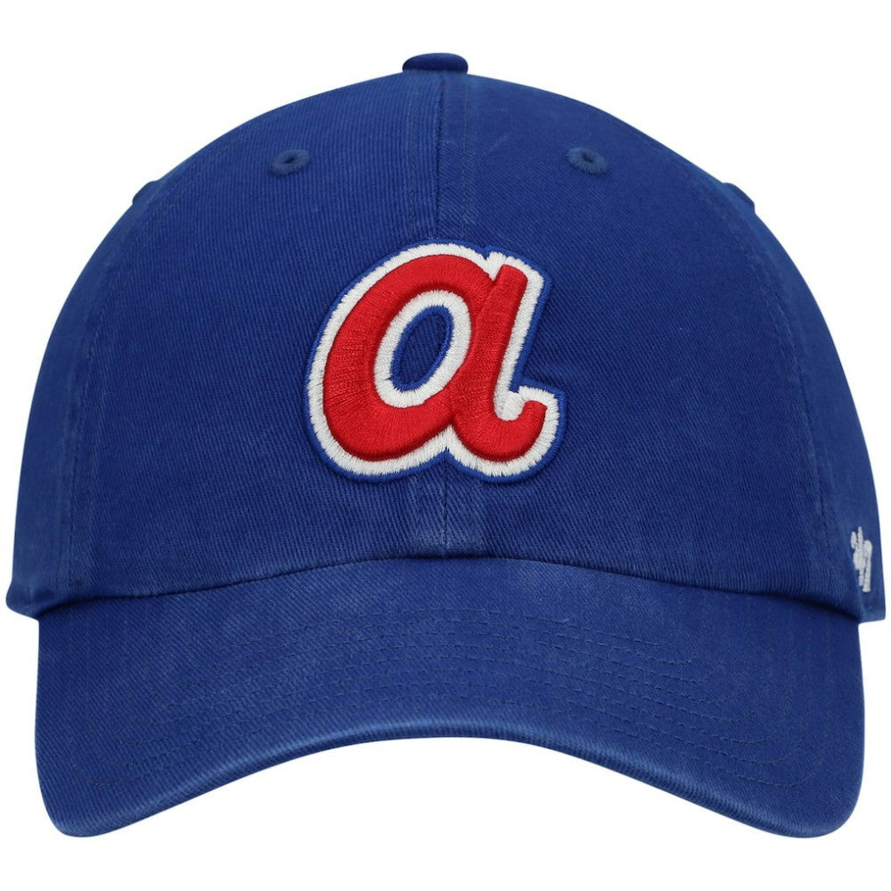 Atlanta Braves 1972 Logo Cooperstown Collection Clean Up Adjustable Hat Royal | 47 brand