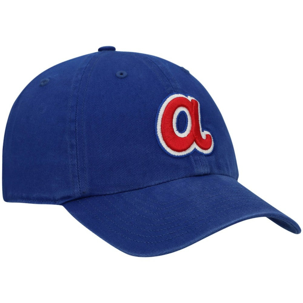 Atlanta Braves 1972 Logo Cooperstown Collection Clean Up Adjustable Hat Royal | 47 brand