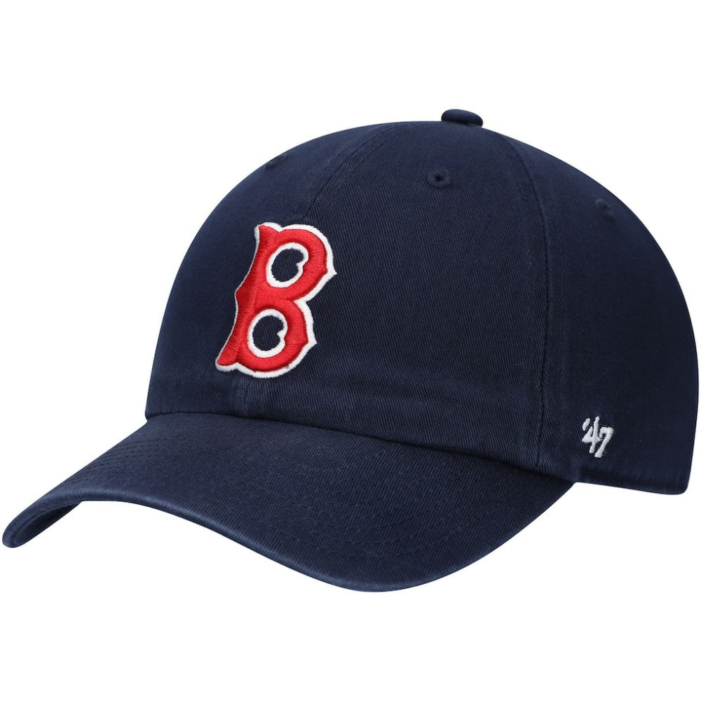 Boston Red Sox 1946 Logo Cooperstown Collection Clean Up Adjustable Hat Navy | 47 brand