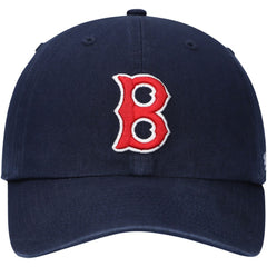 Boston Red Sox 1946 Logo Cooperstown Collection Clean Up Adjustable Hat Navy | 47 brand