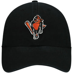 Baltimore Orioles Logo Cooperstown Collection Clean Up Adjustable Hat Black | 47 brand