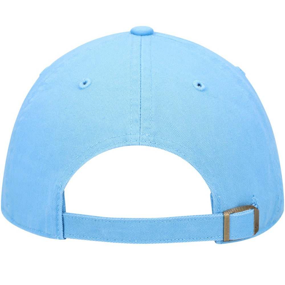 Chicago Cubs Logo Cooperstown Collection Clean Up Adjustable Hat Light Blue | 47 brand