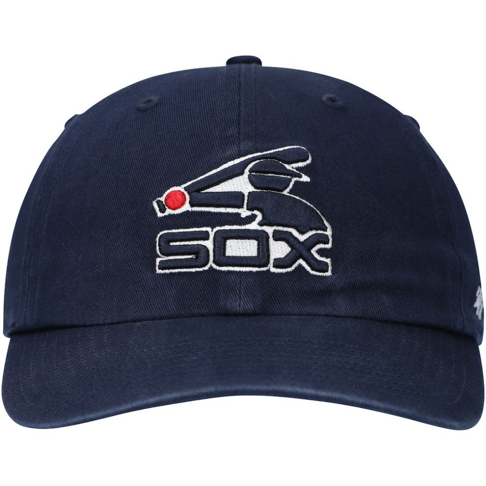 Chicago White Sox 1983 Logo Cooperstown Collection Clean Up Adjustable Hat Navy | 47 brand